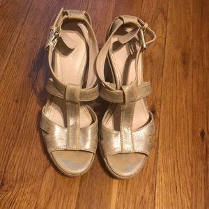 Michael KORS gold washed sandals